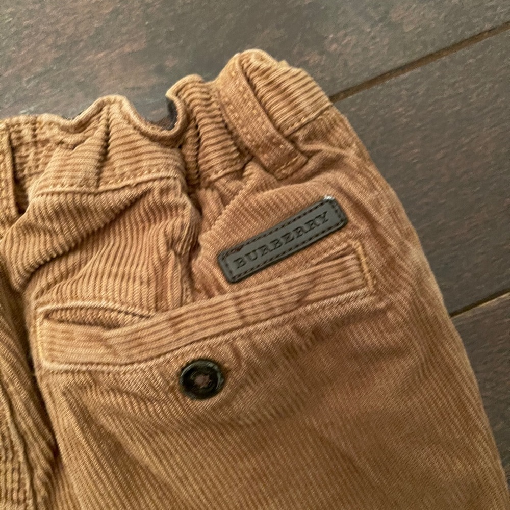 Boys Burberry corduroy pants size 2